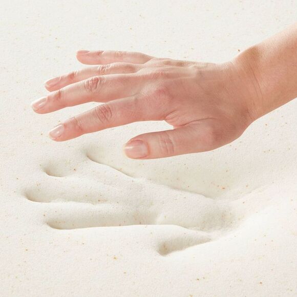 Threshold - Queen Memory Foam 1.5" Mattress Topper - Threshold Cream - Picture 3 of 4